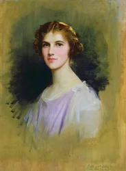 Skizze für ein Porträt von Mrs. Ackers, 1925